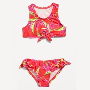 Old Navy Two Piece Toddler Swim Bikini 2T Swimsuit Baby Girl Swimwear